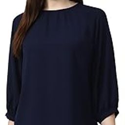 Women's Solid Regular Fit Tops-picture-9
