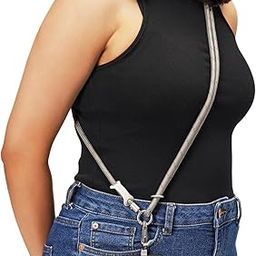 Totem Crossbody Braided Lanyard Compatible with 4.7 to 6.7 Inch Smartphones| Adjustable Length | Utility Silicon Loop | Ultimate Gray-picture-11