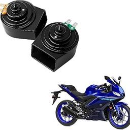H18 Universal Car & Bike Horn, 12V Loud Sound, Waterproof & Durable, Horn for YZF-R3 & Other Bikes, Cars.-image-4
