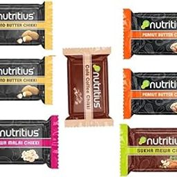 Nutritius Peanut Butter, Sukhamewa, Almond, Coffee, And Mawa Malai Soft Chikki Combo Pack Set (Pack Of 7)-image-44