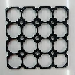 Lithium Battery Spacer Holders 32650/32700 Lifepo4 Cell (4x4) Heavy Duty Hard Plastic for Battery Pack Makers or DIY Hobbiyist Battery Pack. - Pack of 4 Nos.-11