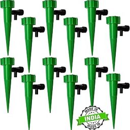 Techhark® Drip Irrigation kit for Home Garden plants, Self-Watering Spikes Plants, Automatic Water Devices For Plant with Slow Release Control Tap Drip Irrigation (Pack of 12)-image-5