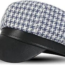 isweven French Beret Cap All Season Unisex Artist Newsboy Hats, Ascot Cotton British Style Adjustable Women's Caps (WBC8109, Free Size)-picture-31