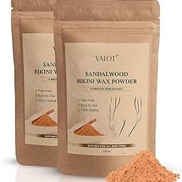 VALOT Bikini Wax Powder Women | Wax Powder For Hair Removal With Ubtan & Sandalwood, Painless Hair Remover Herbal Wax Powder for Women, No Harmful Chemicals , No Irritation, No Skin Rashes - 120 gm (Pack of 2)-image-2
