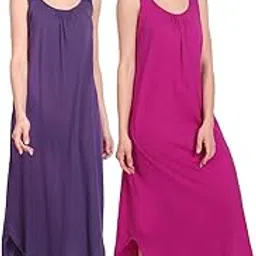 blazon Women's Cotton Hosiery Solid Maxi Nighty Slip (Pack of 2) Available Sizes: S, M, L, XL, 2XL, 3XL, 4XL, 5XL-picture-5