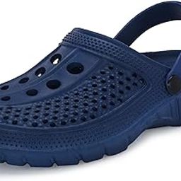Extra Soft Men's Classic Casual Sports Clogs/Sandals with Adjustable Back Strap for Adult | Comfortable & Lightweight| Stylish & Anti-Skid| Waterproof & Everyday Use Mules for Gents/Boys-picture-13