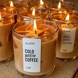 Cold Brew Coffee Candle Jar, Scented Candle, Perfect Scented Candles for Home & Aesthetic Candle for Gifting | 200g Soy Wax Iced Candles Gift | 48hr+ Burn Time (Cold Brew Coffee)-image-61