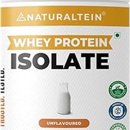 NATURALTEIN Natural Whey Protein Isolate 300 Grams (Unflavoured) | 30g Serving - 27g Protein| Naturally Flavoured, No Artificial Sweeteners | No Adulteration | Easy to Digest | 100% Natural-6