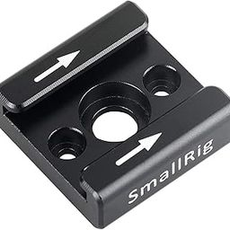 SMALLRIG Cold Shoe Mount Adapter Bracket Hot Shoe with 1/4" Thread for Camera Cage Flash LED Moniter - 1241-15