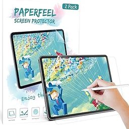 [2 Pack] Paperfeel Screen Protector for iPad Pro 11 inch (2022-2018), iPad Air 5th /Air 4th Generation (2022/2020, 10.9 inch), Matte Paper Screen Guard for iPad Air 5 /Air 4 /Pro 11 inch 2022-2018-image-2