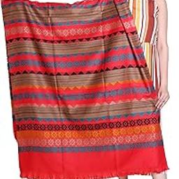 Multicolor Women Bridal Wear|Pure Wool Shawl| Shawl For Women|Size 40*80| Warm Woolen Winters Styles-picture-15