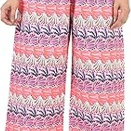 Women's Rayon Regular Fit Palazzo Pants Multicolour-image-74