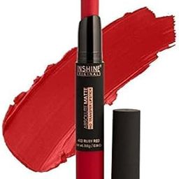 INSHINE ORIGINALS Matte Lipstick, Intense Colour, Keeps Lips Moisturised, Color Sensational Creamy Matte Lipstick(RUBY RED)-27
