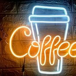 Wall Mitra Coffee Neon Signs for Wall Decor Led Lights for Coffee Bar Led Sign Room Decor for Living Room Cafe Shop Man Cave Party Christmas & Halloween Led Art Wall Decorative Lights(18X18)-image-26