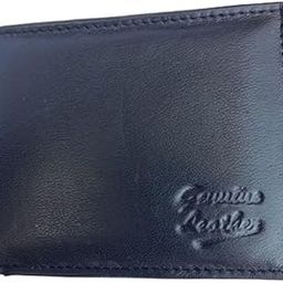Men's Leather Wallet, Classic Bifold Design (Black)-image-36