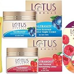 Lotus Herbals Winter Kit Nutramoist Cream_50g + Nutranite Cream_50g + Almondnourish Daily Body Lotion_250ml + Raspberry Lip Balm_5g ( Set of 4 )-image-21