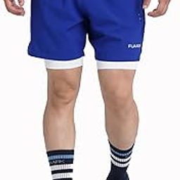 2 in 1 Compression Shorts for Men for Gym, Sports, Running & Cycling Activities with Pocket Laser Shorts-picture-44