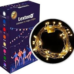 Lexton Led String Light Plug Sourced 11 Meter, 40 High Pixel LED, 8MM Led Bulb, Suitable for Indoor & Outdoor Decorations, Diwali, Christmas, Wedding, Party, (Ultra Warm White, Pack of 1)-image-94