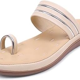 trase Toe Ring Slippers - Comfortable Casual Sandals for Women - Fancy Chappals - Ethnic Stylish Footwear for Ladies-picture-15