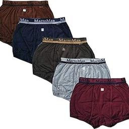 Men's Cotton Trunks Briefs (Pack of 5) (Macroman_Multicolour_3XL)-6
