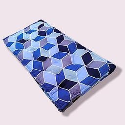 Soft Thick 5-Inch Cotton Box Mattress - Medium Firm, Single Bed, Shades of Blue (72x48 Inches)-image-50