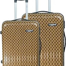 Film Classic Light-Weight & Durable Polycarbonate Maroon Chain Unisex Hard Luggage|Set of 2 (L+S)|8 Smooth Spinner TPV Wheels| Outer Combi Lock | Trolley Bag-image-49