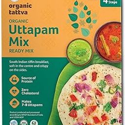 Organic Tattva, Organic Instant Ready Mix Uttapam, 200 gram | with Benefits of Sunflower Oil and Fenugreek | Source of Protein and No Zero Cholesterol-image-9