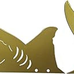 Iron DIY Shark Statue Outdoor Backyard Garden Stake Yard Ornaments Decor |1 Piece Garden Stake-image-11