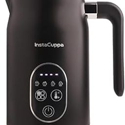 InstaCuppa 4-in-1 Electric Milk Frother with Smart Temperature Control - Touch Panel - Versatile Hot & Cold Foam Maker and Warmer, Ideal for Lattes, Cappuccinos, Hot Chocolate - 500 Watts Black-8