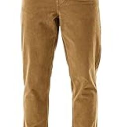 Men Casual Trousers | Regular Fit Turned-Up Cuffs Corduroy Weave | Cotton Blend & Medium Stretch for Casual Wear & Street Wear-image-34