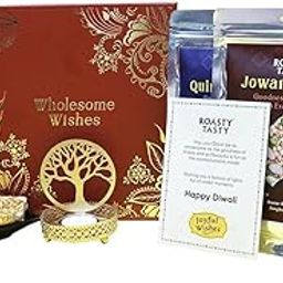 Roasty Tasty 8 Item Diwali Gift Hampers | Jalsa Wholesome | Deepawali Gift Box | Gift Hamper For Employees, Family, Friends | Healthy Snacks | Diwali Gifts Box | Snacks Combo | Corporate Gifts-31