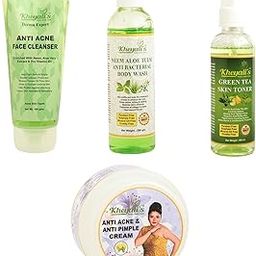 Combo Anti Acne face Cleanser,Anti Bacterial Body Wash,Green Tea Toner,Anti Pimples Cream-image-75