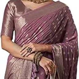Women's Georgette Geometric Printed Saree With Unstitched Blouse-picture-10