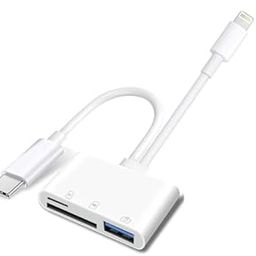 Verilux® SD Card Reader USB C, High Speed Data Sync USB 3.0 to SD/TF Card USB Adapter-33