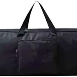 MG MUSIC GALAXY Casioo Keyboard Bag - Waterproof, Lightweight 5 Octave 61-Key Case in Black Nylon-3