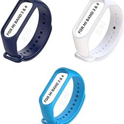 BKN® Smart Watch Band Strap Activity Tracker for Xiaomi MI Band 3 & Band 4 (Plain Color Combo 3)-image-33