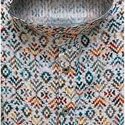 Kurta Men’s Full-Sleeve Printed Ethnic Kurta – Comfortable Cotton Blend, Traditional Indian Wear for Weddings, Festivals, and Casual Events-image-117