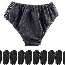 Disposable Underwear | Brief for Travel, Trekking, Camping, spa, Herbal Treatments, Hospital Stay, & Specially Designed for Men & Woman (20 Pcs Black) a3-image-9