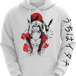 Naruto Itachi Uchiha Unisex Anime Hoodie for Men & Women 100% Cotton Naruto, Jujutsu Kaisen, Goku, Gojo, Bleach Anime Printed Hoodies-image-78