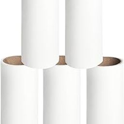 Lint Remover with Carrot Handle, Protective Cover with Easy-Tear Roller for Clothes, Furniture & Carpet, Pet Fur, Dust, Dirt Removal | 55 Sheets/Roll | 16cm Wide (5 16cm-Rolls)-picture-30
