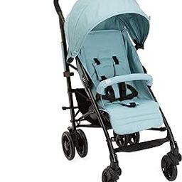 Chicco Lite Way Stroller I Pram with Bumper bar | Extended Canopy | Fully Reclining backrest with 4 Positions|Linked Brakes & Swivel Wheels(Hydra, Blue)-12