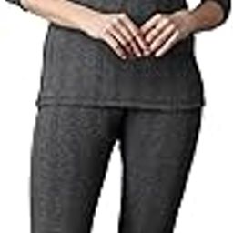 Women’s Cotton Quilted Winter Lightweight Thermal Underwear for Women Long Johns Set with Fleece Lined Soft Warmer-picture-2