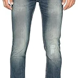 pepe jeans Men's Tapered Fit Mid Rise Jeans-picture-29