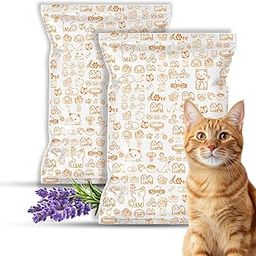 Luxpet Granular Scoopable Smart White Bentonite Cat Litter| Lavender Fragrance for Freshness| Superior Clumping, Dust-Free, and Strong Odor Control | Soft on Paws|EU Approved|10 Kg (5 KG-Pack of 2)-picture-10