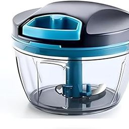Platinum PremiumQaulity Vegetable Chopper 500ml with 3 Stainless Steel Blades, Unbreakable, Green Color-32