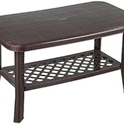 Prima 5020 Center Dining Coffee Table/Tea Table/Teapoy for Home, Office & Outdoor (Brown)-picture-8