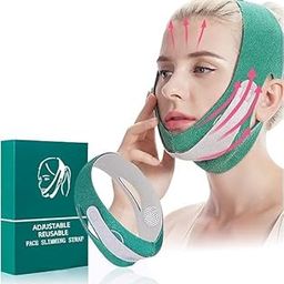 NAXUE V Face Masks, Reusable V Line Lifting Face Mask, Double Chin Remover Chin Reducer, Anti Wrinkle Belt Face Mask For Double Chin and Contouring, Slimming and Firming Face Lift Belts V Shaped-10