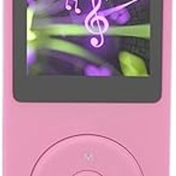Gugxiom MP3 Player, Mp4 Player, 8GB Built-in Memory Capacity, 450MAh Portable Music Player with 1.8 Inch Screen for TXT Formats, MP3, (Pink)-picture-5