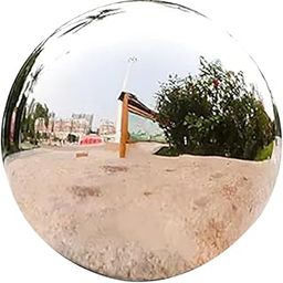 Sosoport Gazing Ball Decorative Globe Reflective Ball for Gardens Patios Yards Shatterproof Light Weight Garden Art-image-50