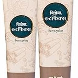 Vithoba Herbal Rootfix Toothpaste | Herbal Toothpaste | Herbal Tooth Whitner For Oral Health With Natural Herbs | Herbal Toothpaste For White Strong Teeth & Refreshing Breath | 150g+80g |-35